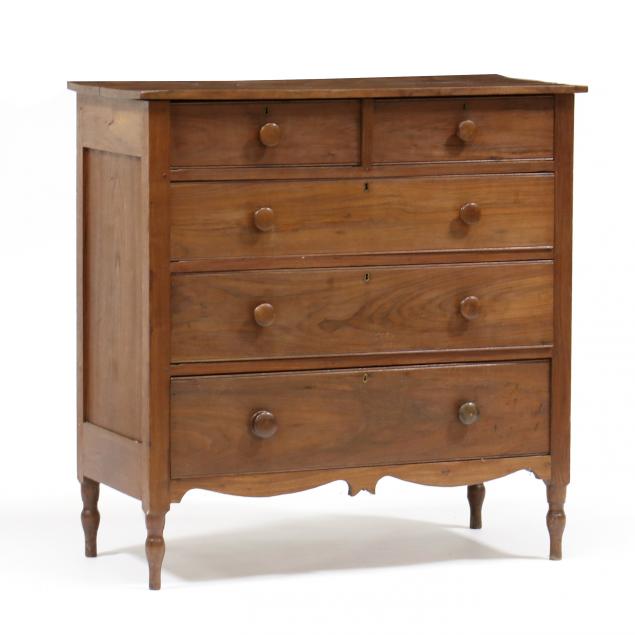 SOUTHERN LATE FEDERAL WALNUT CHEST 2c93ca