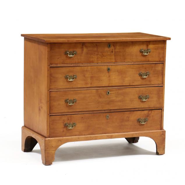 AMERICAN CHIPPENDALE CHERRY CHEST 2c93f9