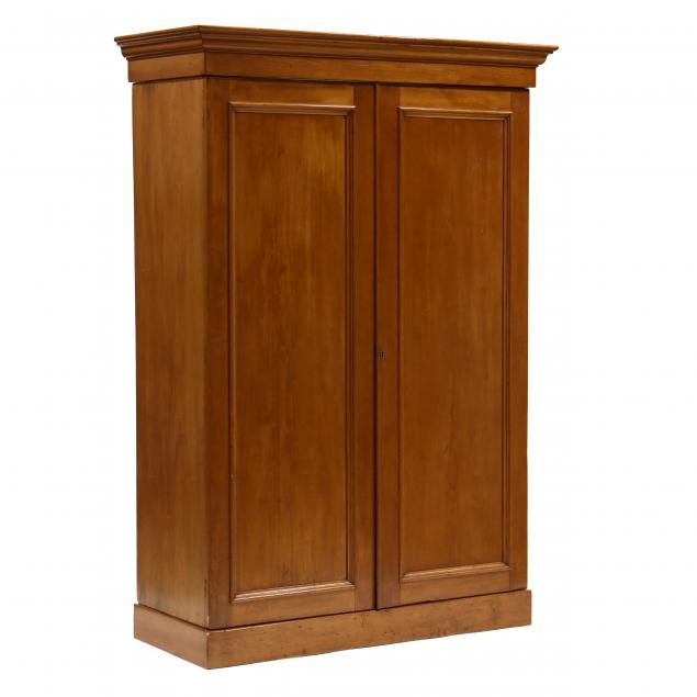 NEW ENGLAND PINE WARDROBE 19th