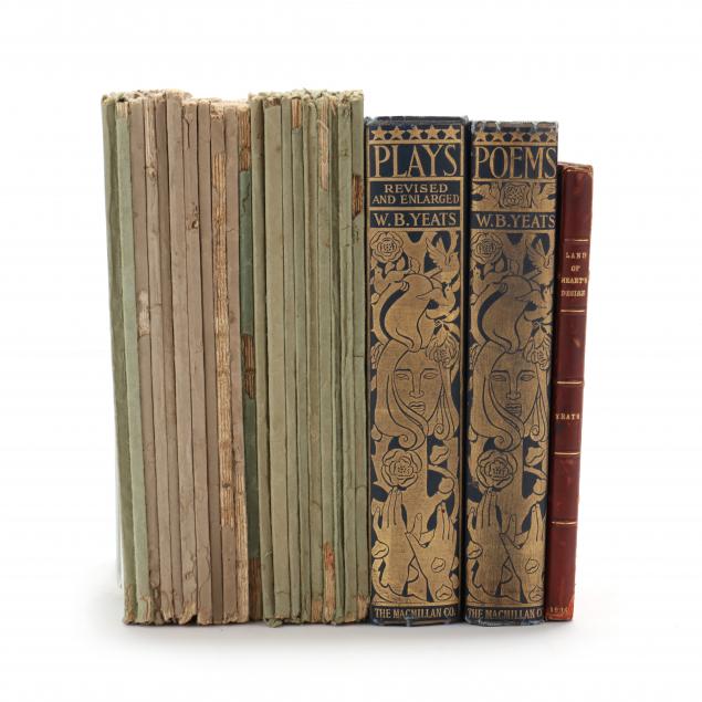 THREE VOLUMES OF YEATS ONE INSCRIBED  2c9402