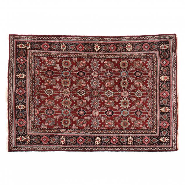 MAHAL CARPET Red field in a trellis