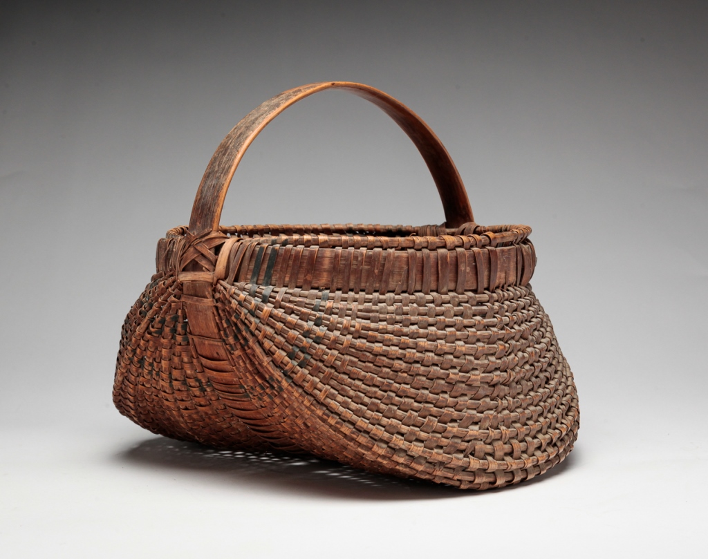 AMERICAN BUTTOCKS BASKET Late 2c9ca0