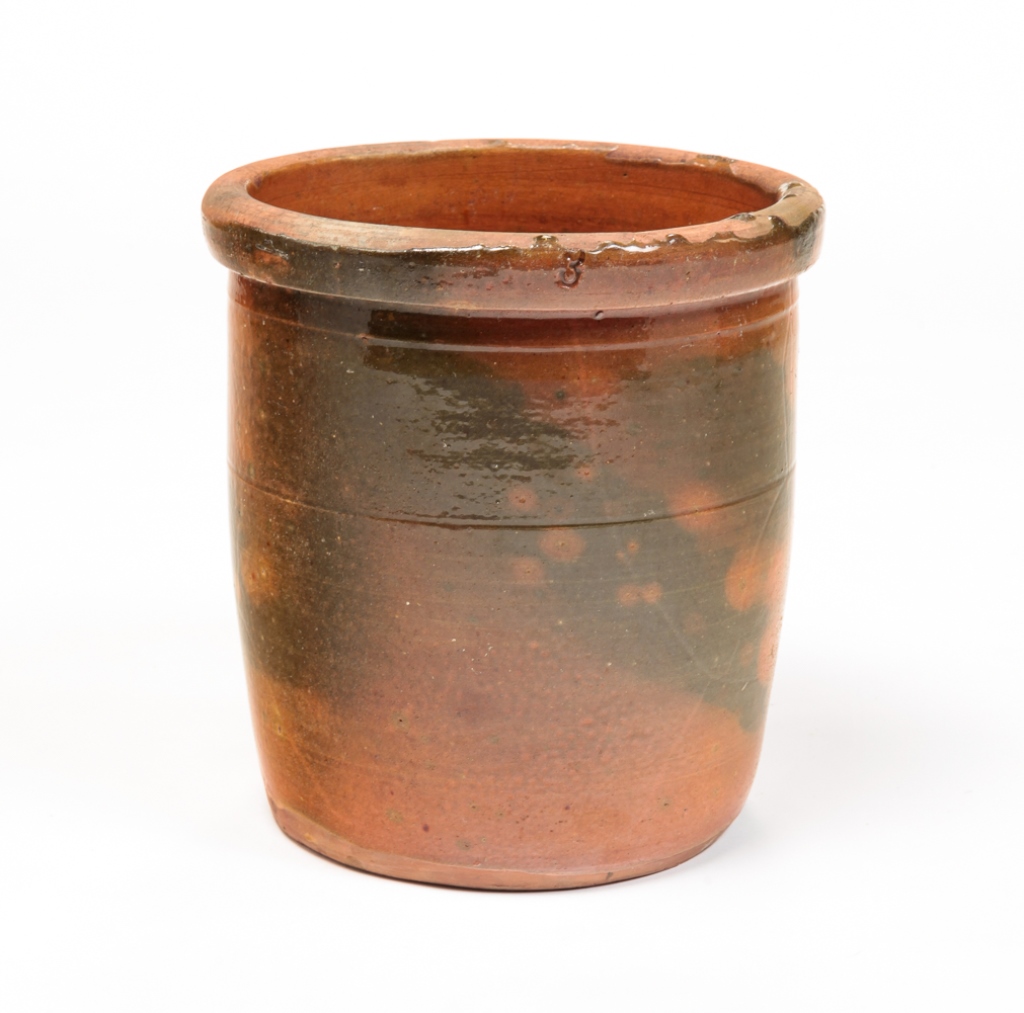 GALENA REDWARE CROCK. Illinois,