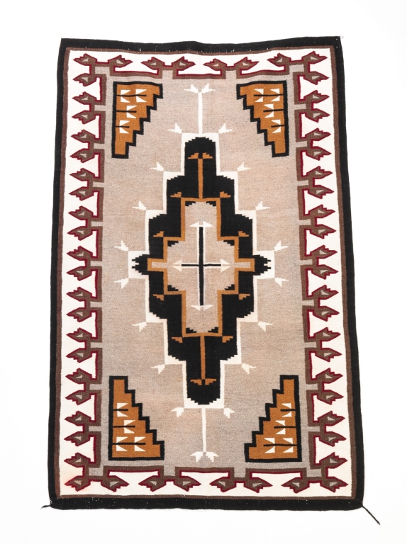 NAVAJO RUG Mid 20th century Stepped 2c9d48