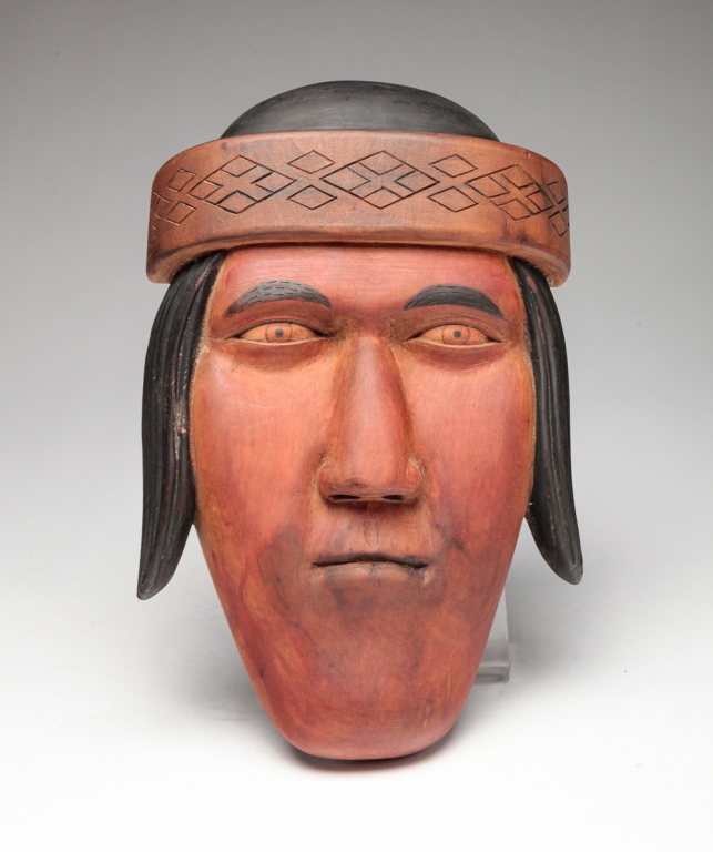 AMERICAN DECORATIVE MASK OF APACHE 2c9d50