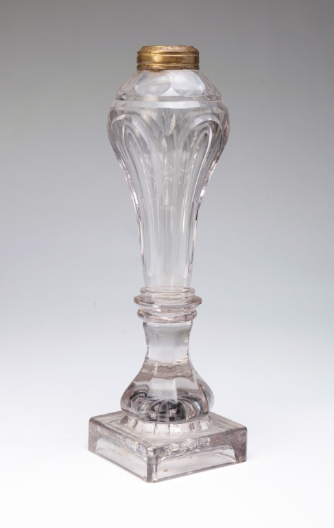 AMERICAN CUT GLASS OIL LAMP Mid 2c9d64