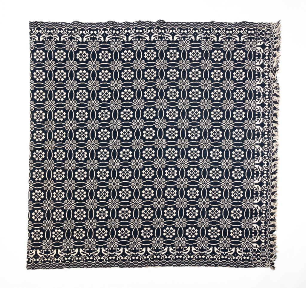 OHIO COVERLET. Single piece double