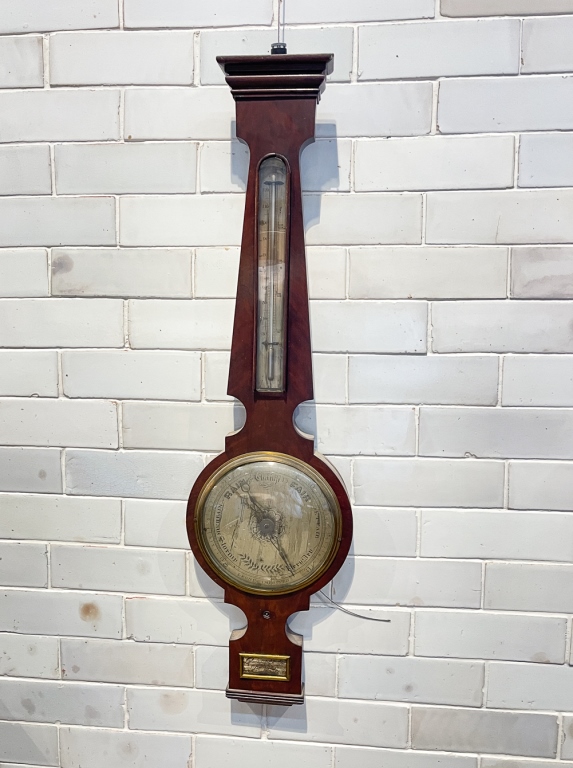  OELSCHLAGER WHEEL BAROMETER  2c9da3