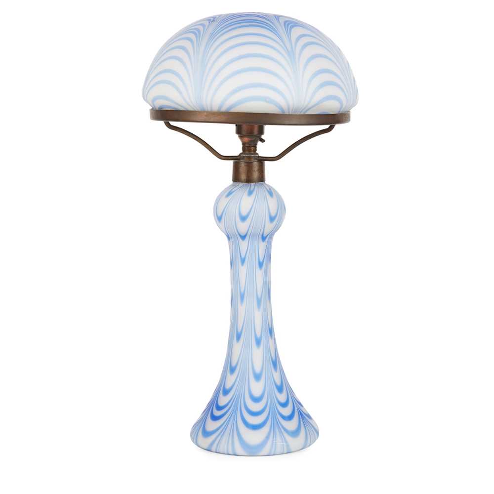 CONTINENTAL
ART NOUVEAU TABLE LAMP,