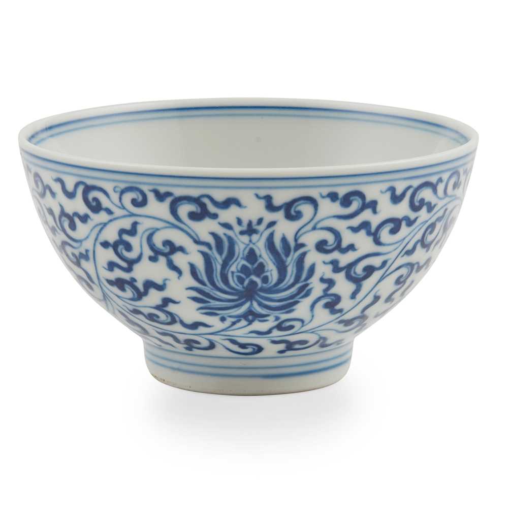 BLUE AND WHITE LOTUS BOWL KANGXI 2cc5a7