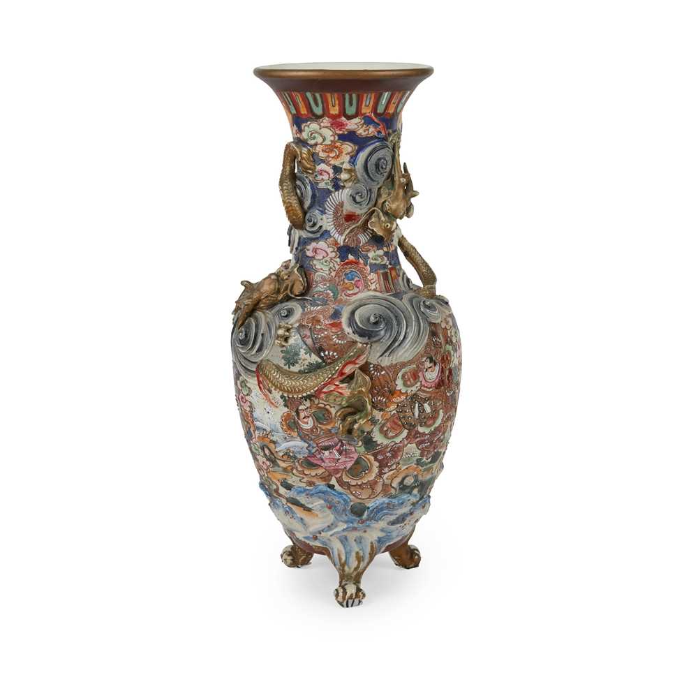 LARGE SATSUMA VASE the 2cc678