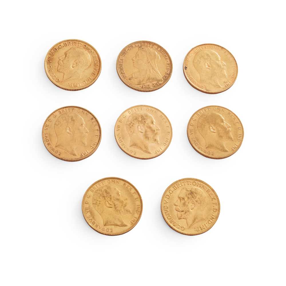 G.B - A COLLECTION OF SOVEREIGNS