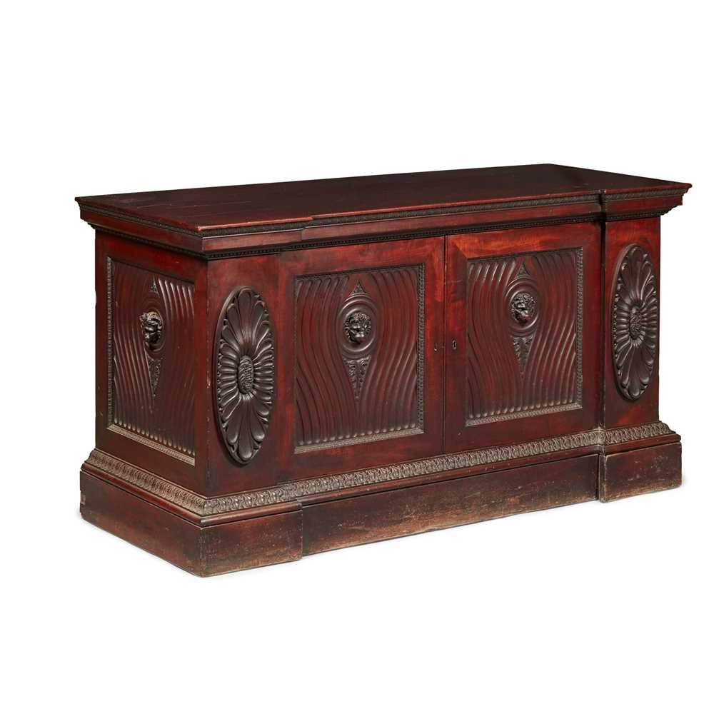 GEORGE III MAHOGANY SIDE CABINET SECOND 2cc887