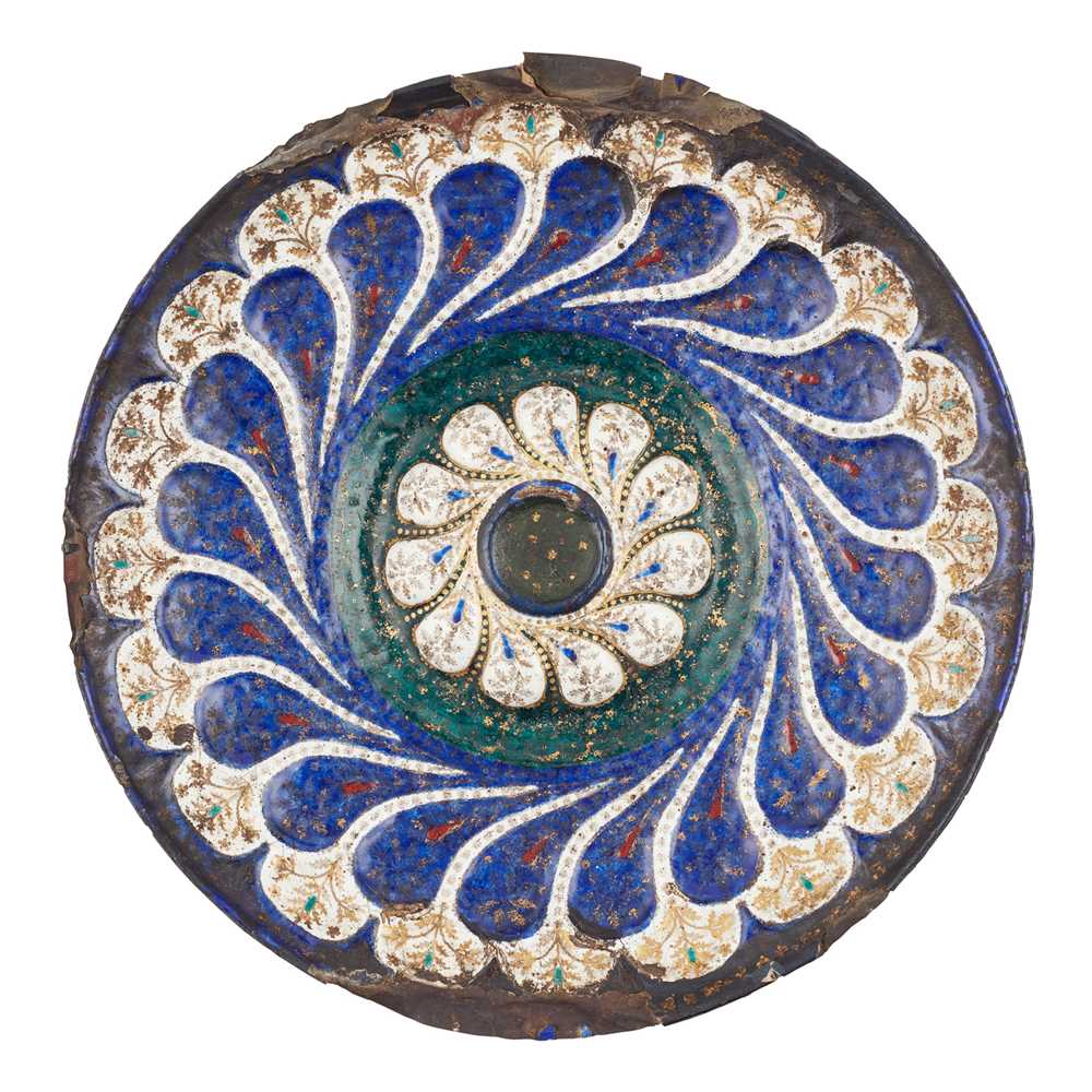 RARE VENETIAN ENAMEL AND PARCEL