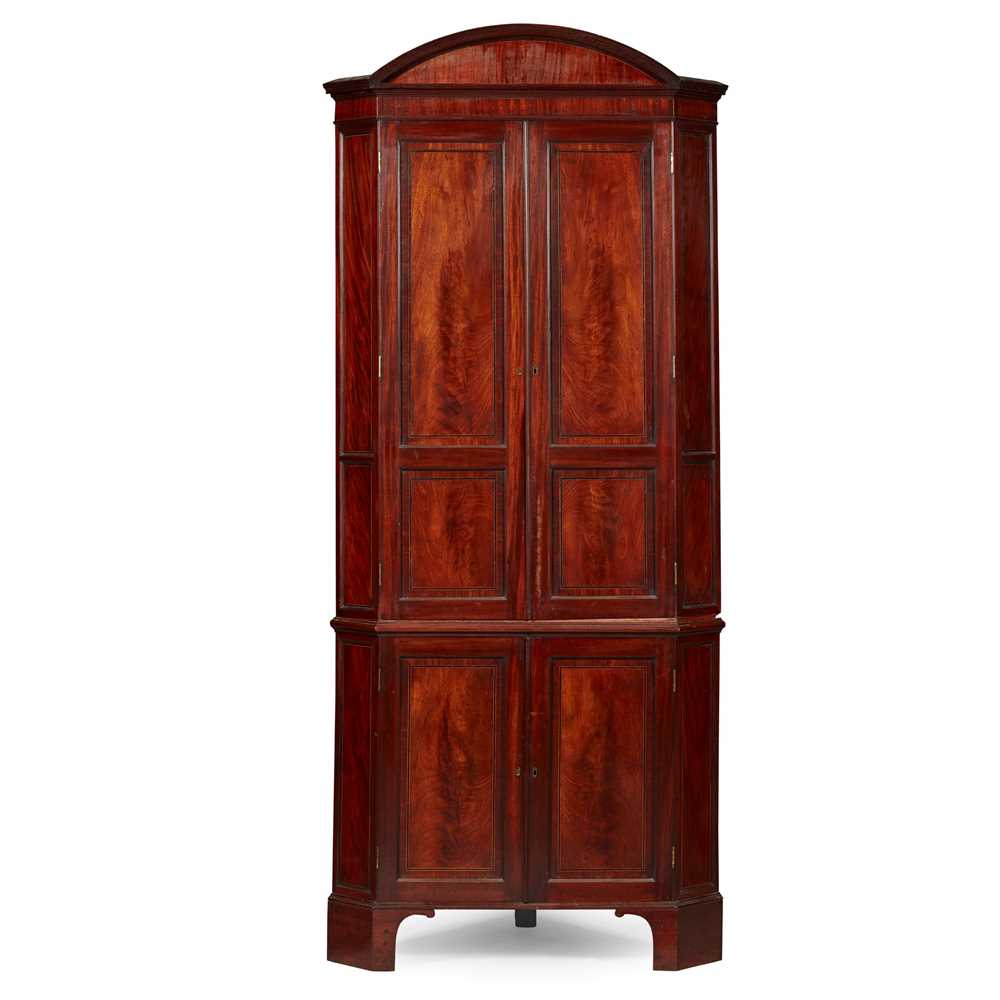 LATE GEORGE III MAHOGANY AND INLAID 2cc90c