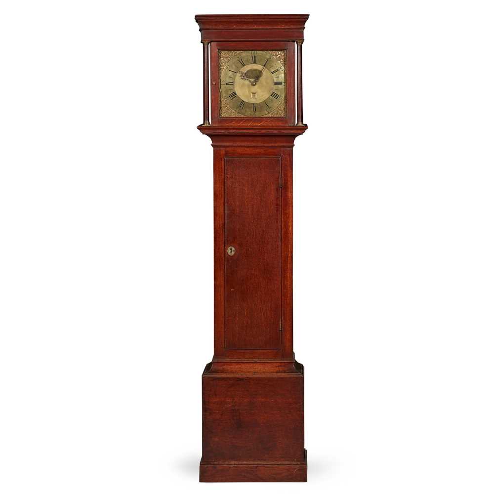 GEORGE III OAK LONGCASE CLOCK  2cc92a