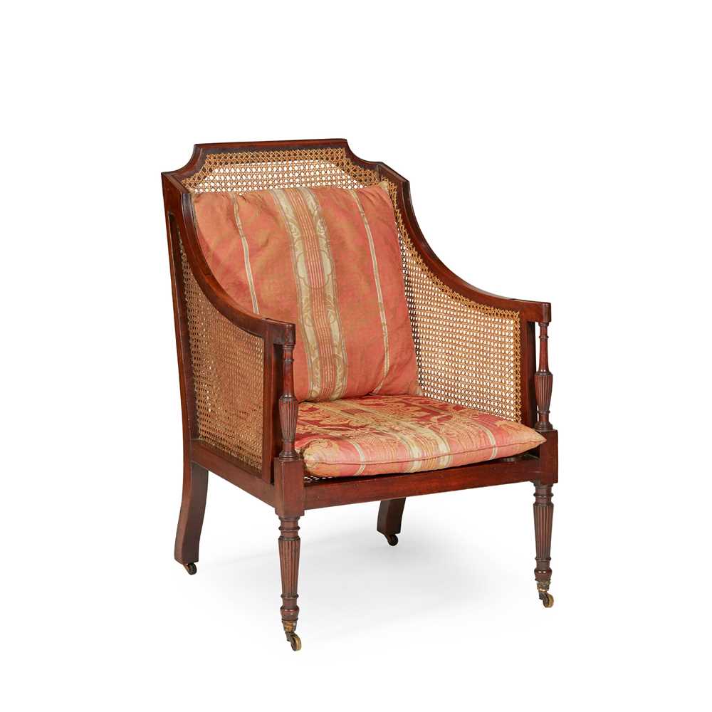 REGENCY MAHOGANY BERGERE EARLY 2cc933