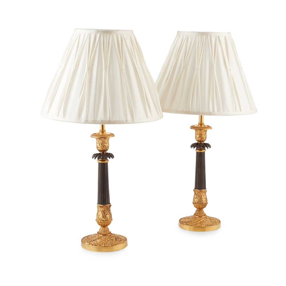PAIR OF REGENCY GILT AND PATINATED 2cc948