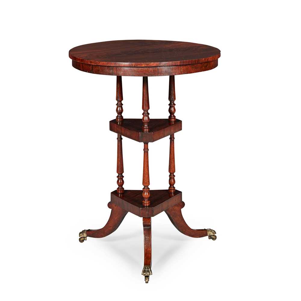 Y REGENCY ROSEWOOD OCCASIONAL TABLE EARLY 2cc955