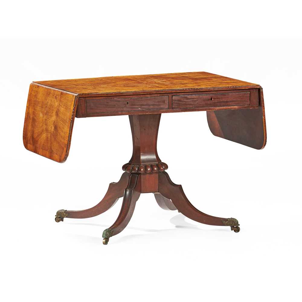 Y LATE REGENCY ROSEWOOD SOFA TABLE EARLY 2cc959