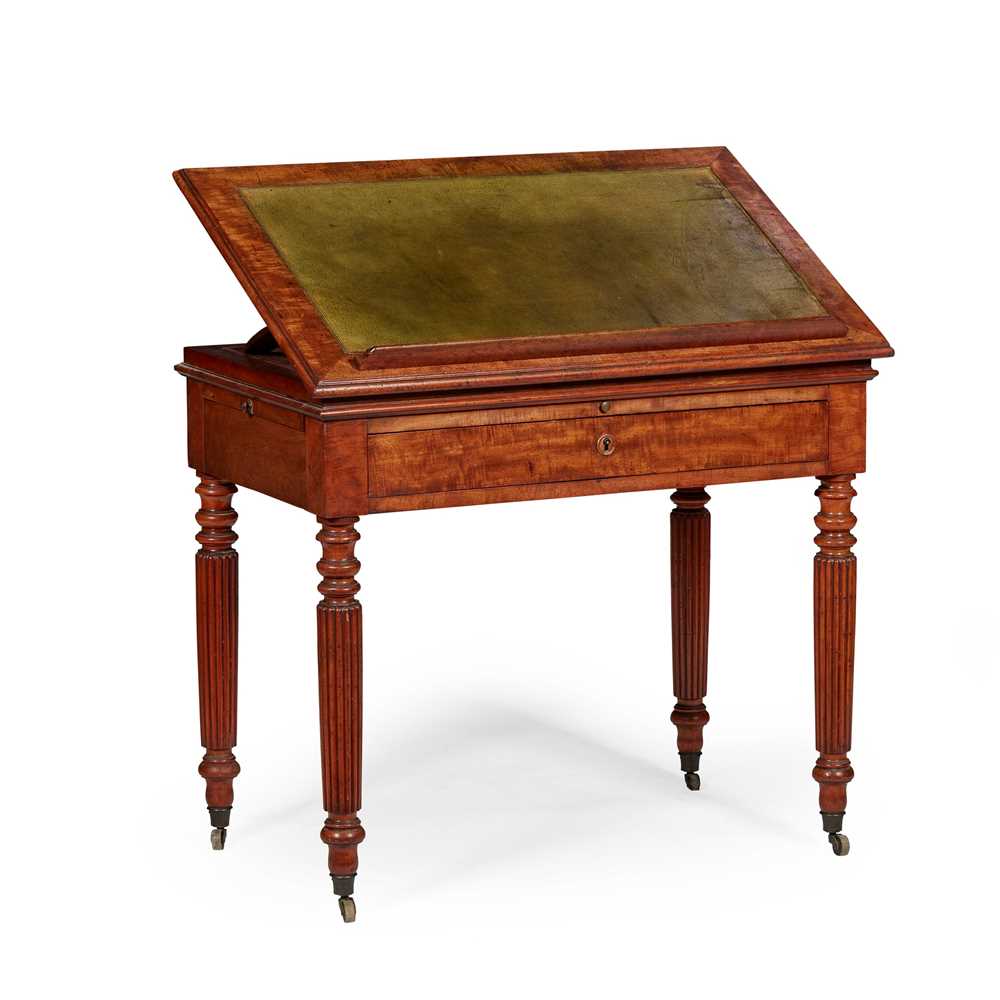 REGENCY MAHOGANY DRAUGHTSMAN'S