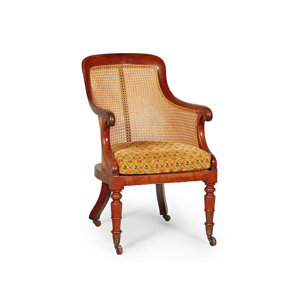 WILLIAM IV MAHOGANY BERGERE EARLY 2cc970