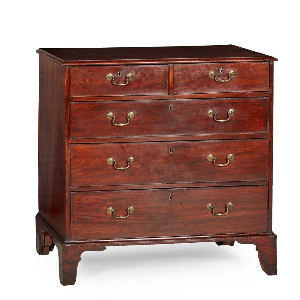 GEORGE III MAHOGANY CHEST OF DRAWERS
18TH