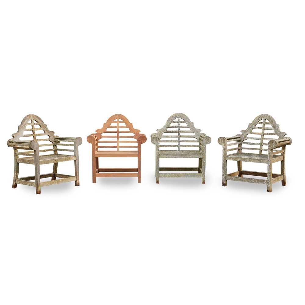 SET OF FOUR LUTYENS STYLE GARDEN 2ccaaa