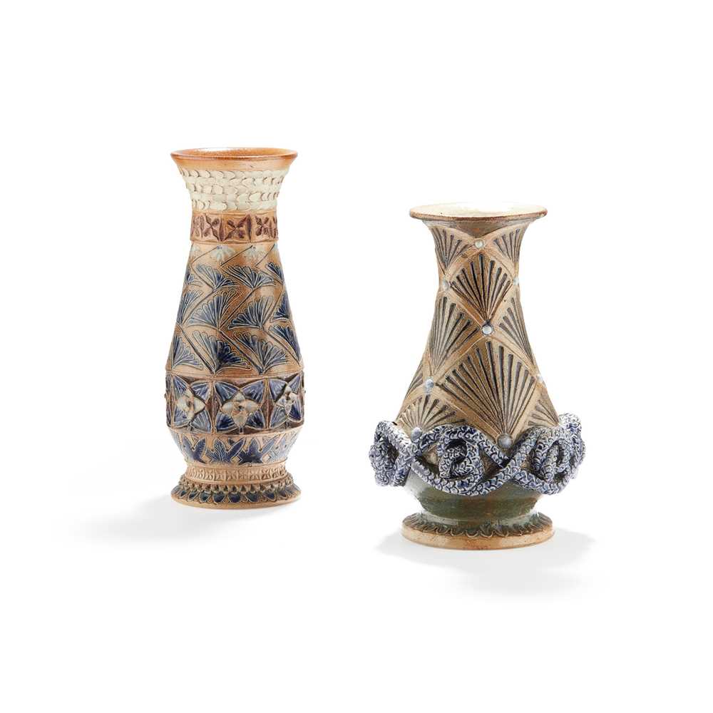 MARTIN BROTHERS
TWO VASES, 1874