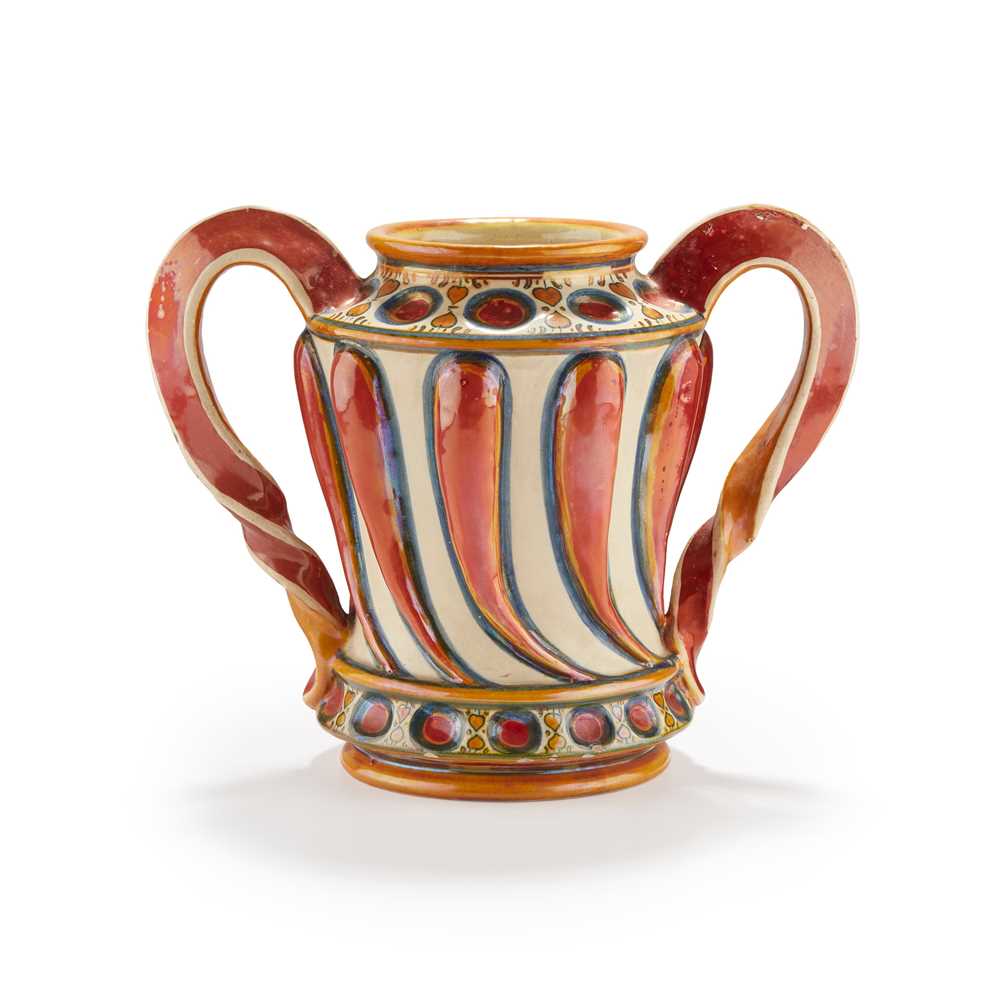 CANTIGALLI, ITALY
TWIN-HANDLED VASE,