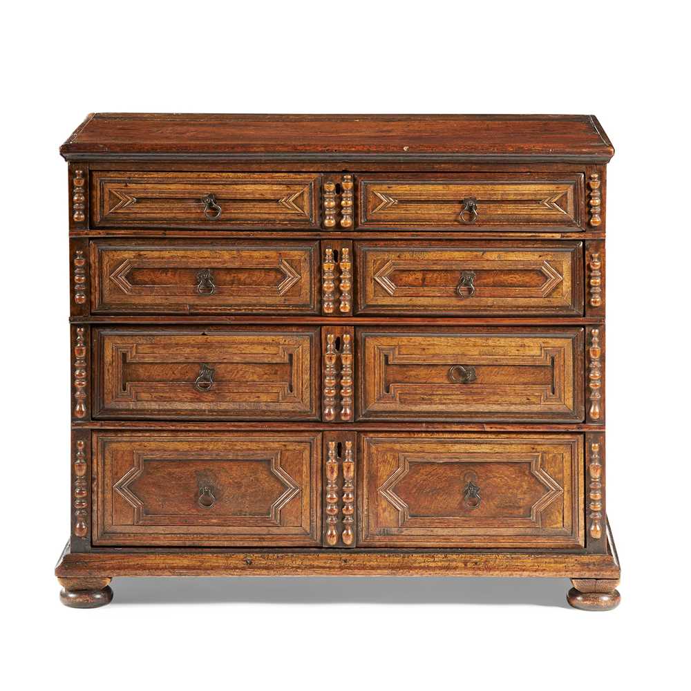 CHARLES II OAK CHEST OF DRAWERS 17TH 2ccc91