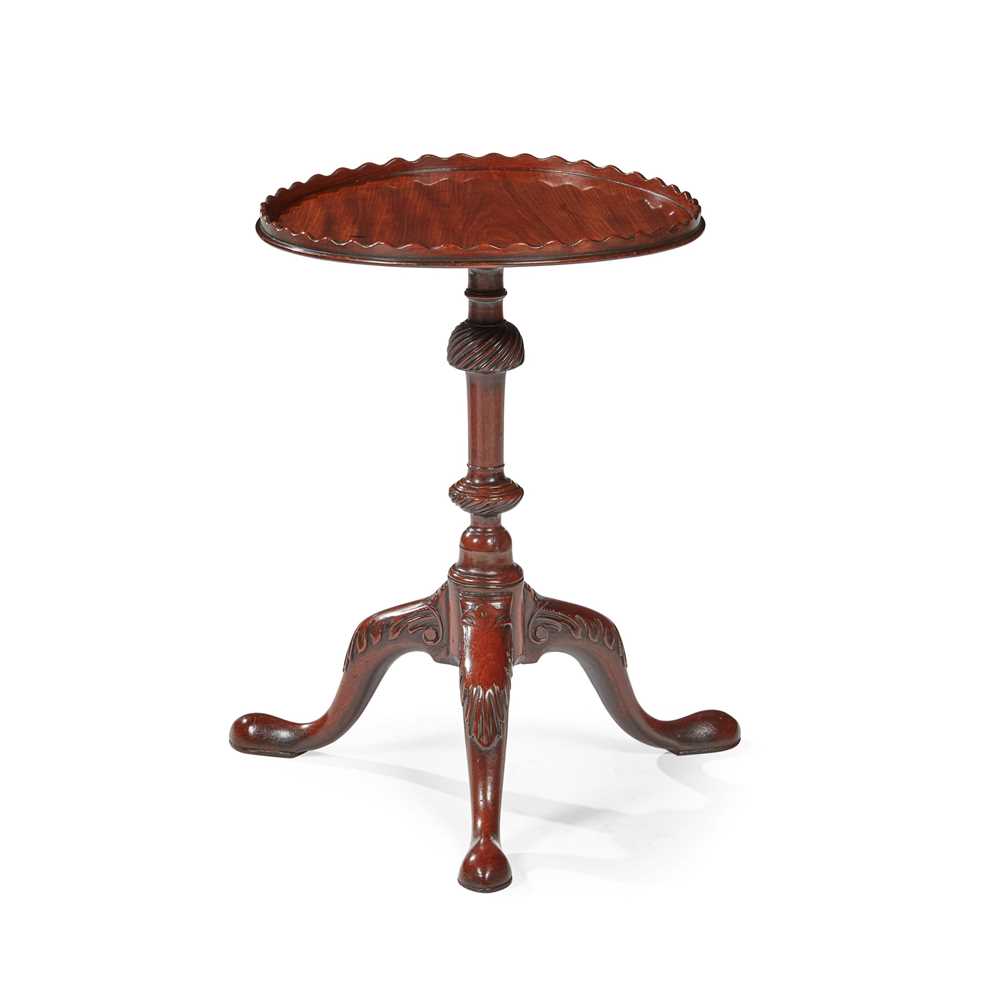 GEORGE III MAHOGANY KETTLE STAND MID 2cccc5