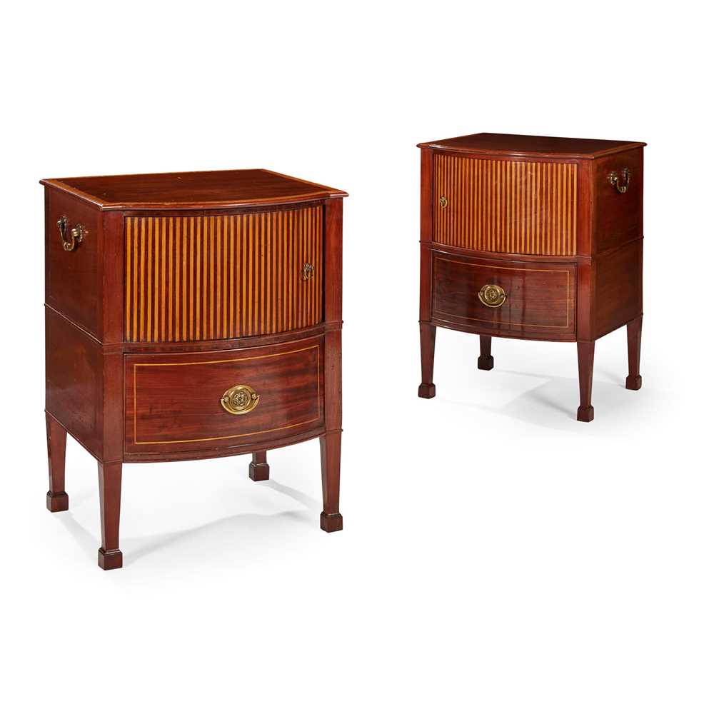 PAIR OF GEORGIAN STYLE MAHOGANY 2ccccc