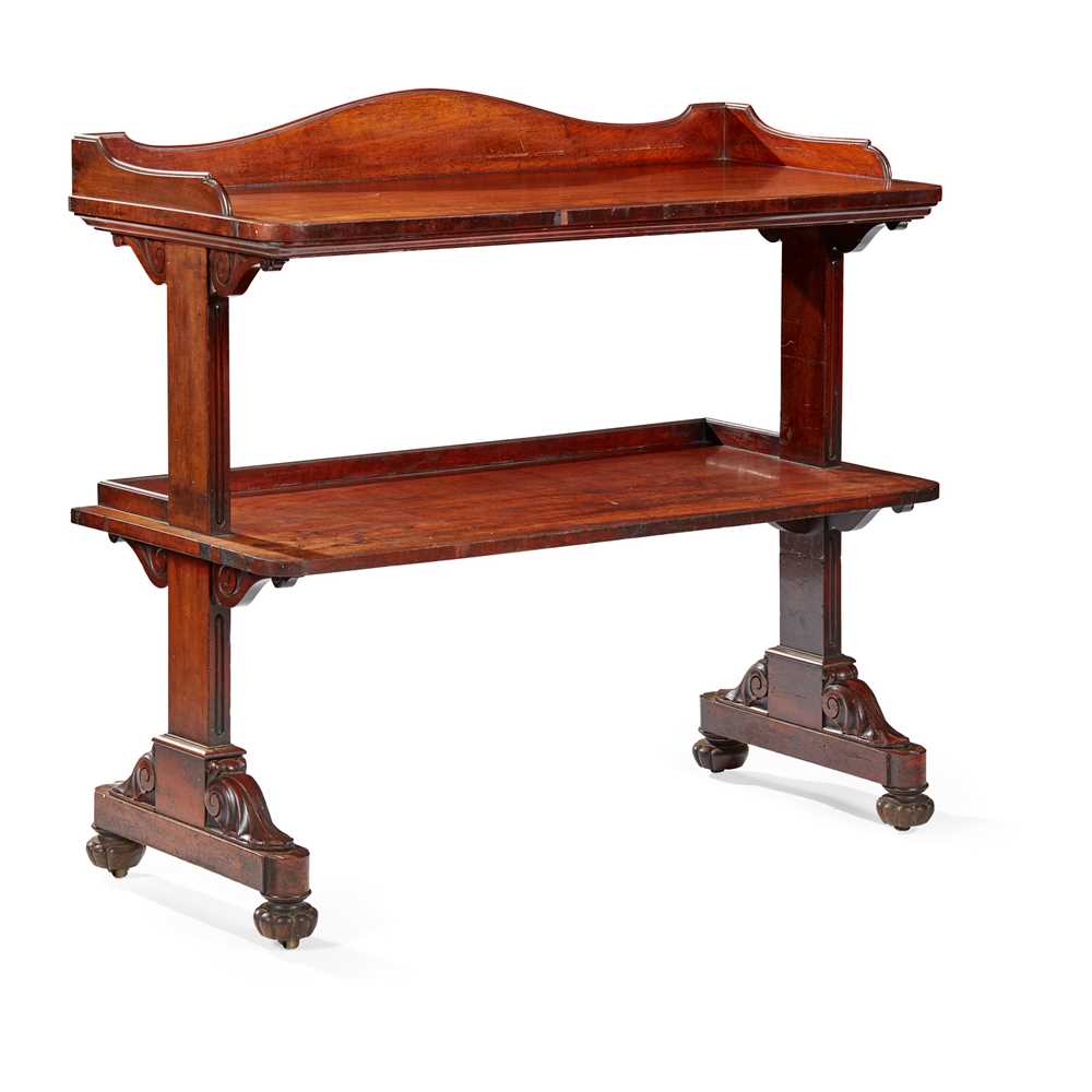 GEORGE IV MAHOGANY TWO TIER BUFFET EARLY 2cccfe