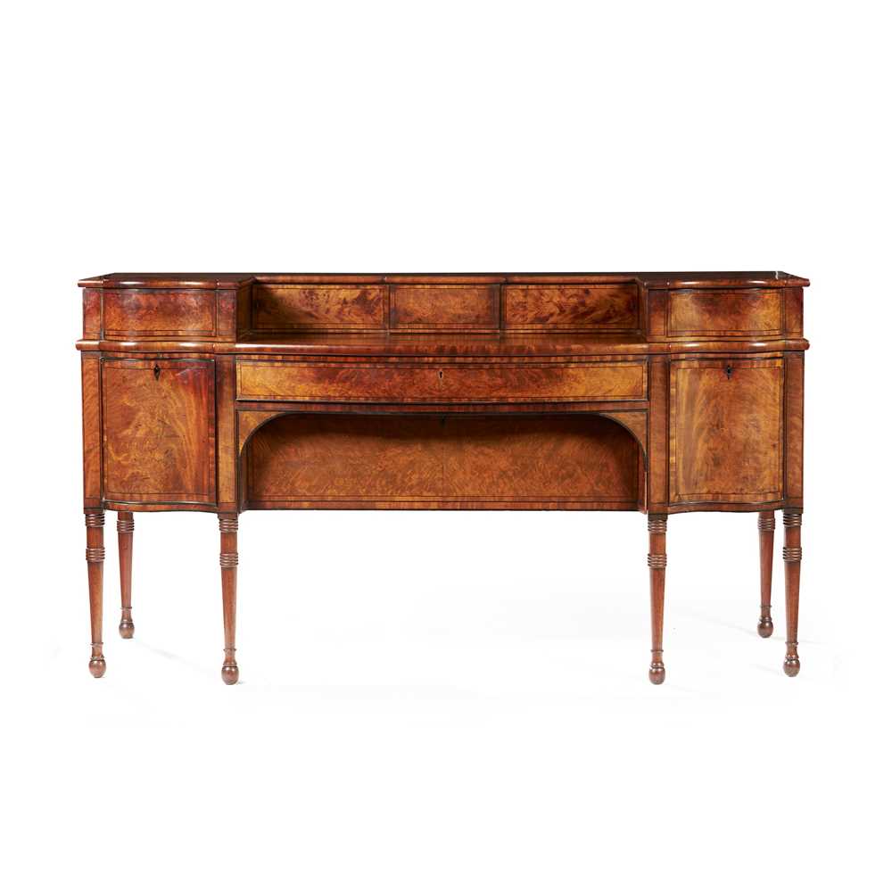 REGENCY MAHOGANY AND EBONY SIDEBOARD EARLY 2ccd0b