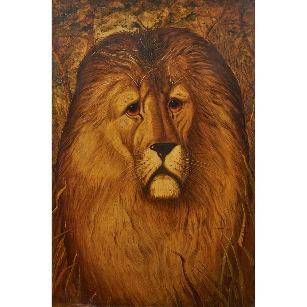 J M BARRETT THE LION Signed and 2ccd84