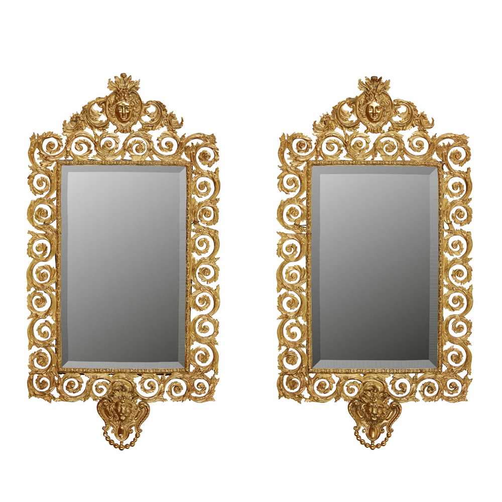PAIR OF CONTINENTAL BAROQUE STYLE