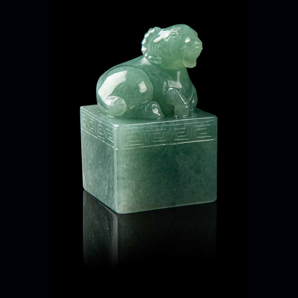 JADEITE GOAT SEAL REBUPLIC PERIOD  2cce52