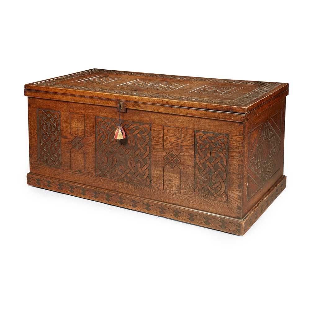 CELTIC REVIVAL LARGE CHEST CIRCA 2cd02a