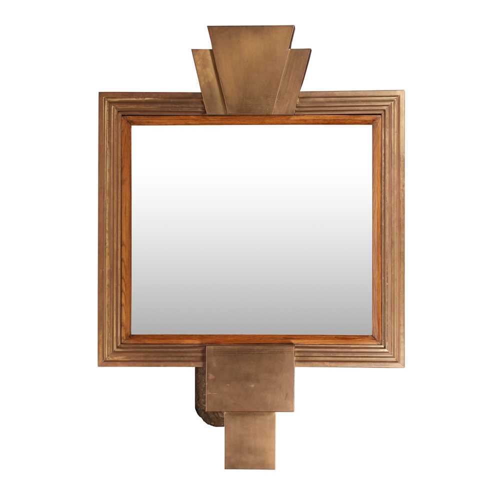 BRITISH ART DECO STYLE WALL MIRROR  2cd0ec