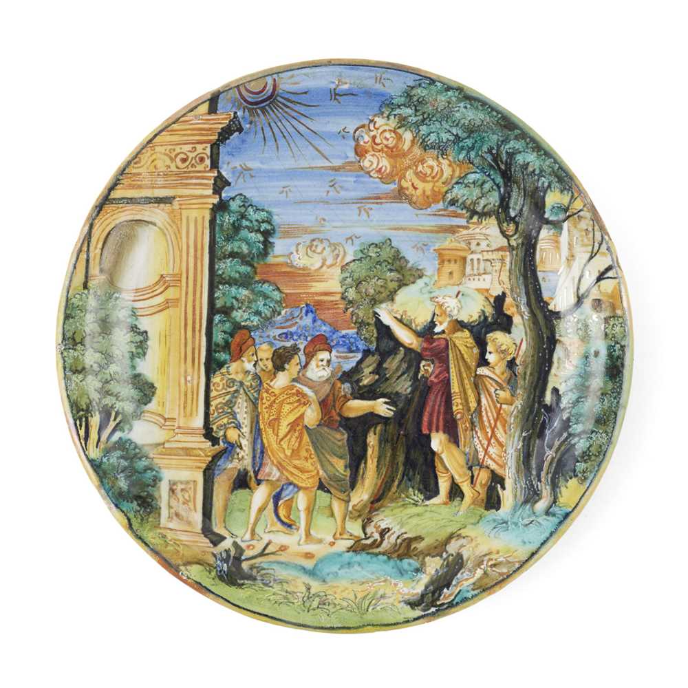 AN ITALIAN GUBBIO ISTORIATO MAIOLICA 2cd13c