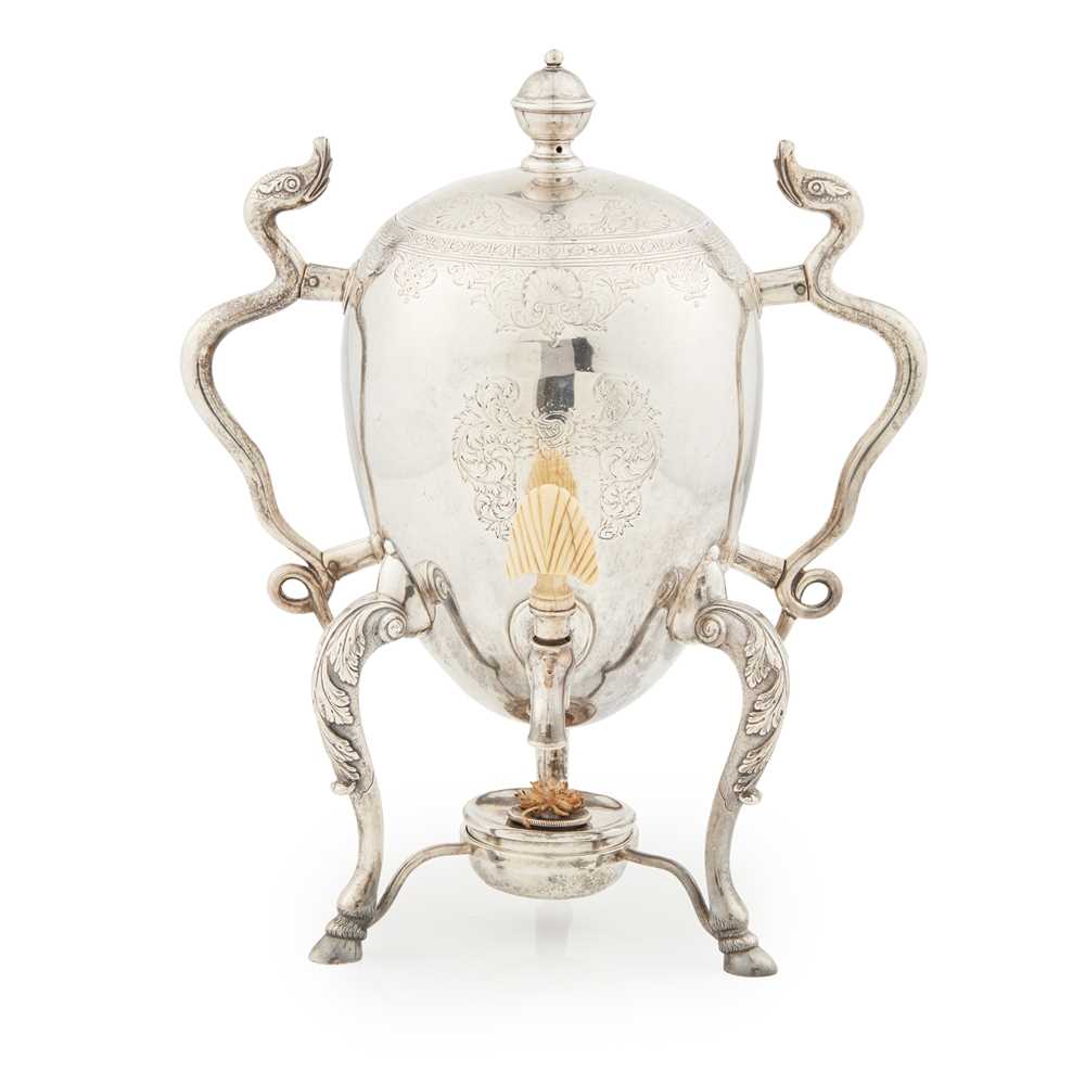 Y A RARE SCOTTISH GEORGE II COFFEE URN
ATTRIBUTED