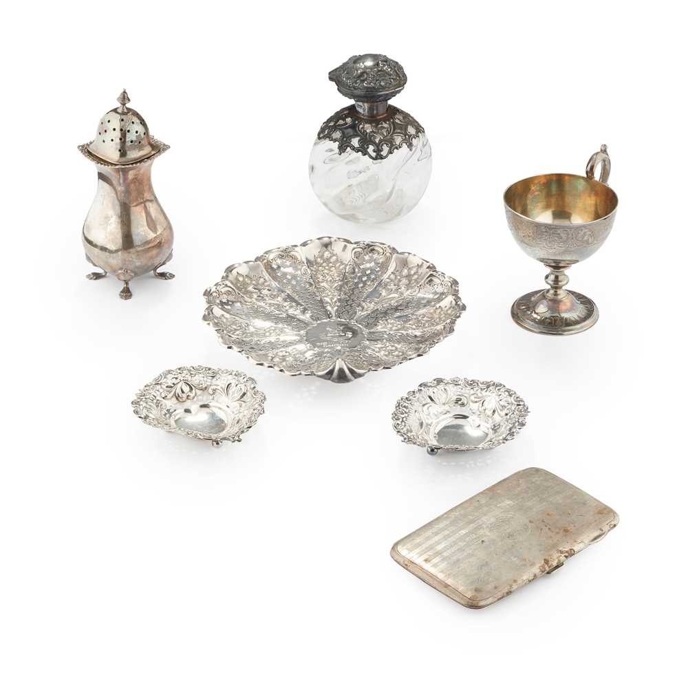 A COLLECTION OF MISCELLANEOUS SILVER
