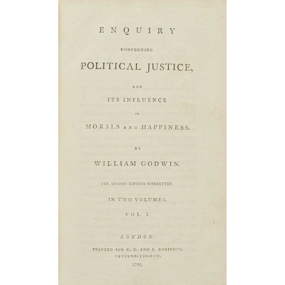 GODWIN, WILLIAM
ENQUIRY CONCERNING