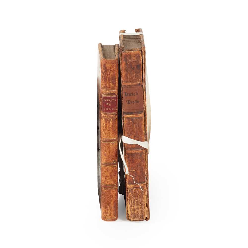 TWO 18TH CENTURY VOLUMES ON TRADE
COMPRISING