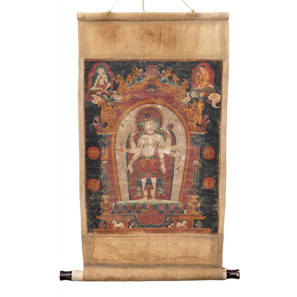 THANGKA DEPICTING AMOGHAPASHA
QING