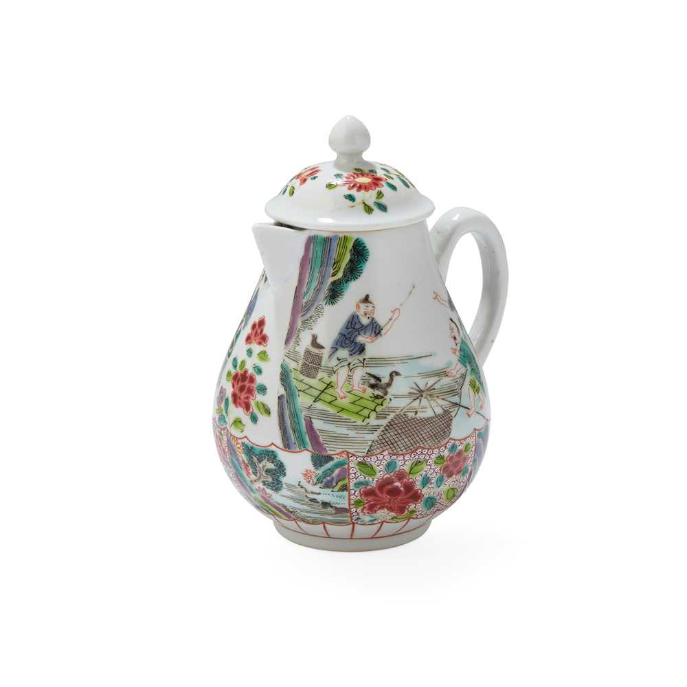 FAMILLE ROSE LIDDED MILK JAR LATE 2cd307