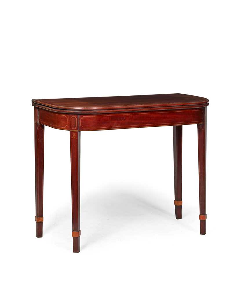 LATE GEORGE III MAHOGANY, SYCAMORE,