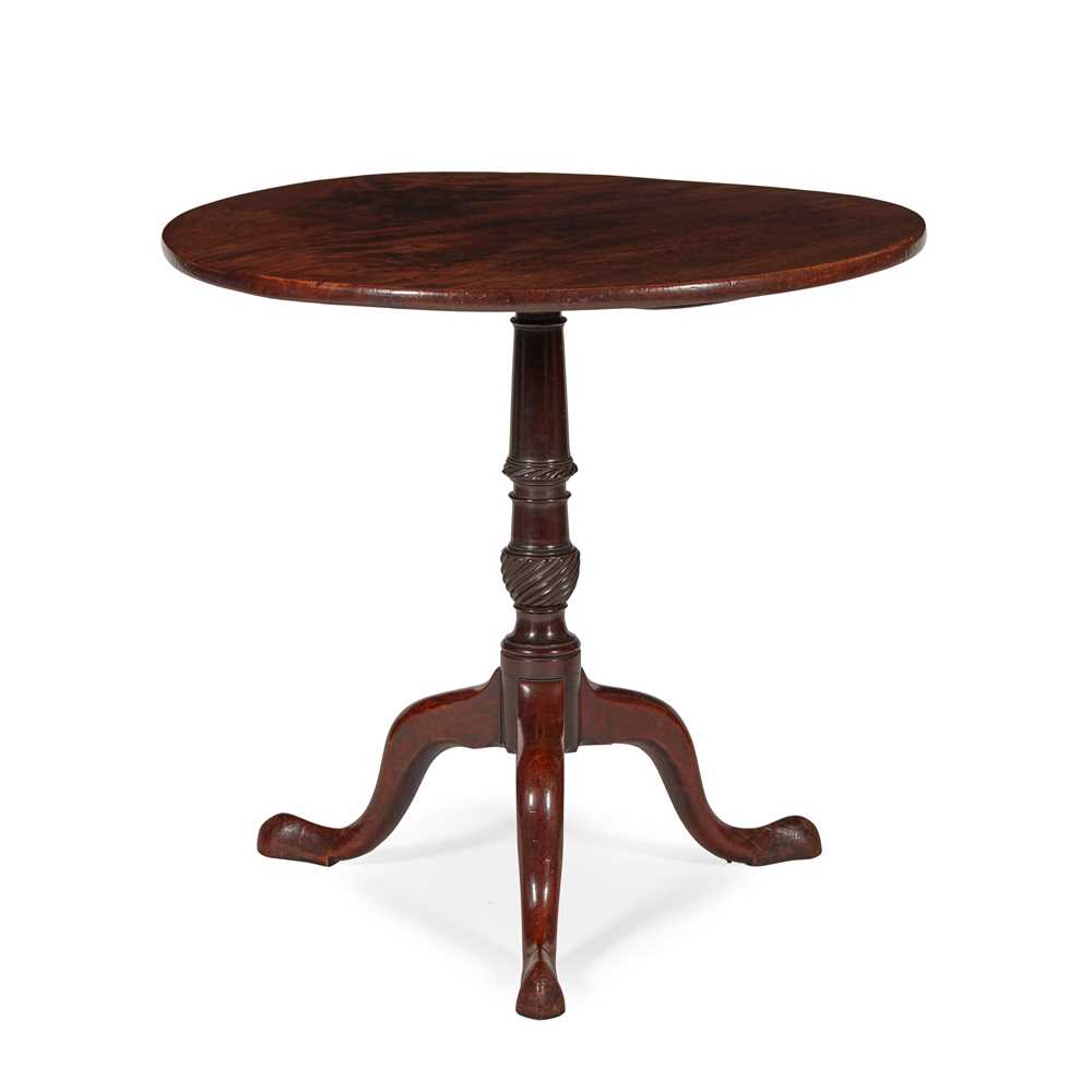 GEORGE III MAHOGANY TRIPOD TEA TABLE
18TH