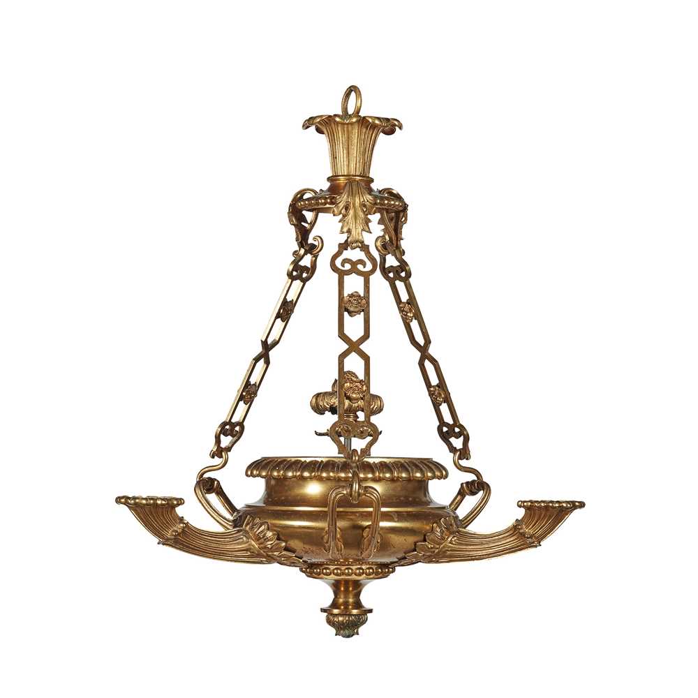 WILLIAM IV LACQUERED BRASS COLZA